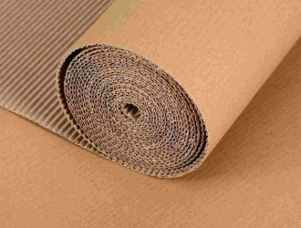 Corrugated material