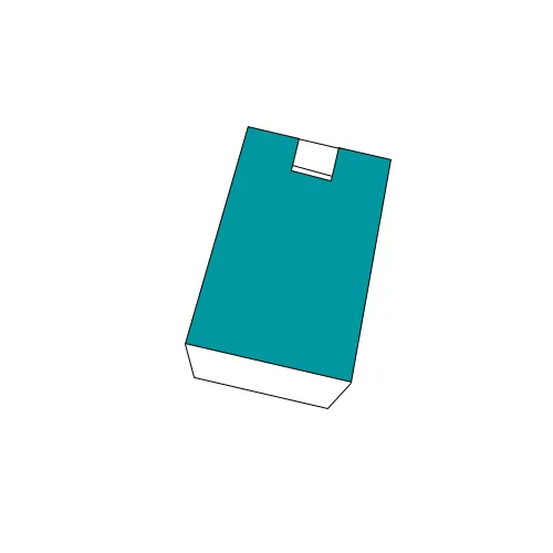 box with hanging and locking tabs uk