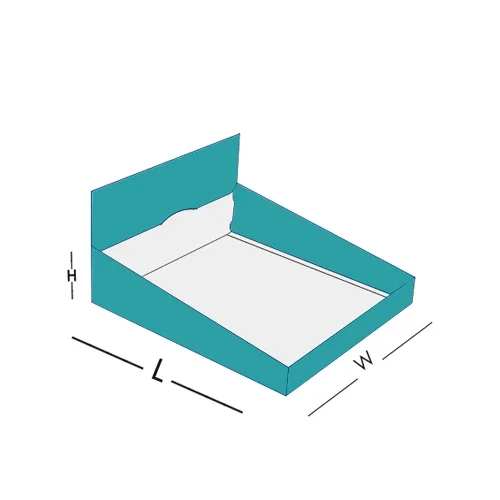 double wall display lid