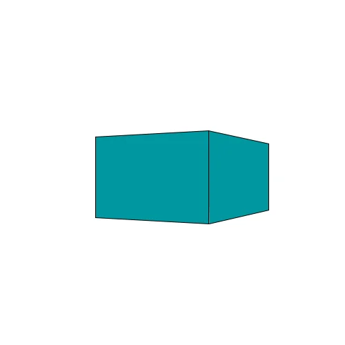 double wall frame tray dieline
