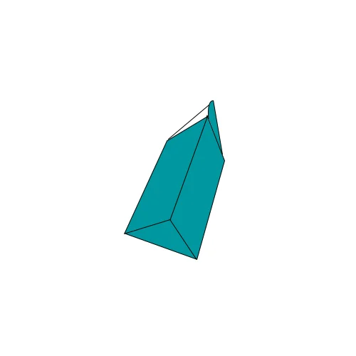 prism shaped box dieline