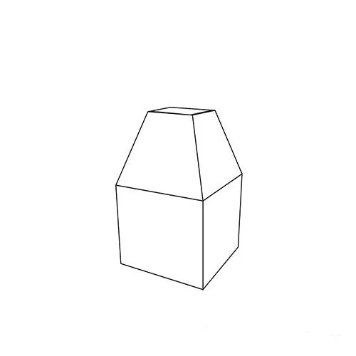 square box with ladder top bulk
